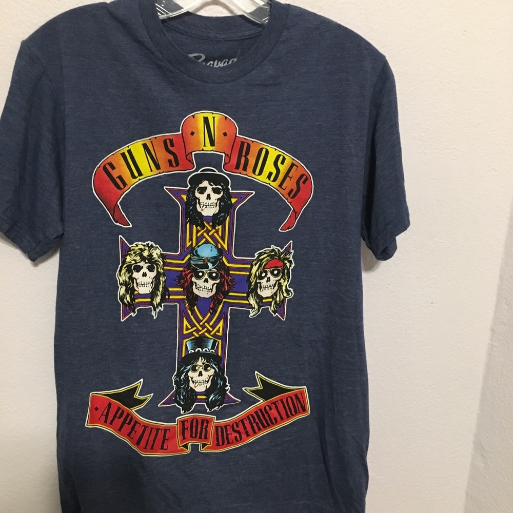 Bravado Guns and Roses Appetite Graphic Tee S GNR